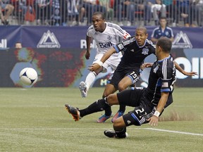 Whitecaps winger Dane Richards missed Wednesday's game against Dallas because he was called up for Jamaica's friendly in Washington, D.C. (Jeff Vinnick/Getty Images)