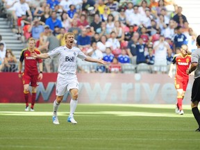 Whitecaps' Barry Robson, in unhappier times. (Jessica Haydahl/Getty Images)