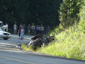 A man who thought he was good enough to drive at 160 km/h and weave in and out of traffic on the Hope-Princeton highway was killed in 2005 when he lost control near Manning Park Lodge, badly injuring three children and their mother who were all in the car. (PNG FILES)