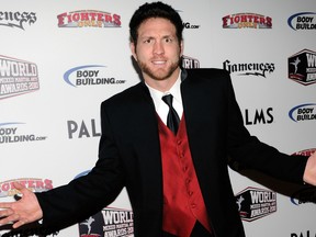 Jason "Mayhem" Miller arrives at the third annual Fighters Only World Mixed Martial Arts Awards 2010 at the Palms Casino Resort December 1, 2010 in Las Vegas, Nevada. (Photo by Ethan Miller/Getty Images)