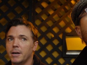 Nicholas Lea, left, and Bruce Sweeney are on their third movie together