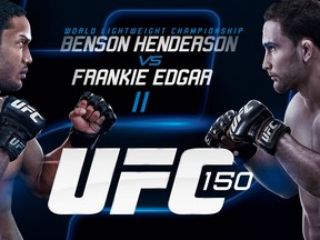 Benson Henderson defends the UFC lightweight title for the first time against the man he won it from back in February, "The King of the Rematch" Frankie Edgar.