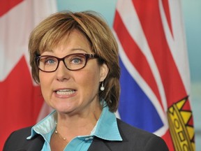 Premier Christy Clark refused to explain Monday the exact reasons why she fired her chief of staff, Ken Boessenkool for an “inappropriate” incident. (Stuart Davis/PNG)