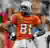 Geroy Simon strikes his post-touchdown Superman pose, something he may well have done 110 times (103 regular season majors, seven in the post-season).