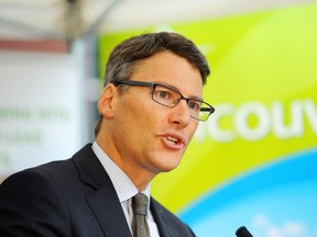 Vancouver Mayor Gregor Robertson may have met his Waterloo with Vision's rushed plans to allow rezoning of single-family neighbourhoods around the city without public hearings. (Glenn Baglo/PNG FILES)