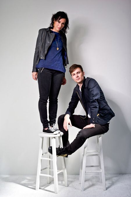 Kim Schifino and Matt Johnson form Brooklyn-based dance-rock duo Matt and Kim. (JONATHAN MANNION PHOTO)