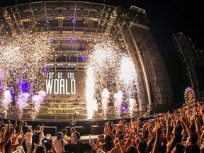 Afrojack debuts Ansol and Dyro's track "Top Of The World," at Miami's Ultra Music Festival in early 2012. (Photo Provided)