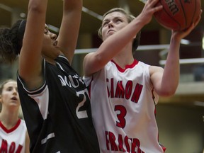 SFU's Erin Chambers and the rest of the Clan women's basketball team plays at Washington State tonight. (Ron Hole, SFU athletics)