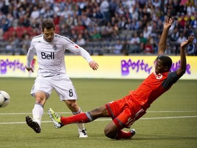 Etienne Barbara led the NASL in scoring but was a spare part in Vancouver during his first MLS season. Whitecaps' coach Martin Rennie cut ties with the Maltese international and two other players on Thursday. (Rich Lam/Getty Images)