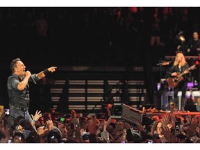 Bruce Springsteen and the E Street Band whipped fans into a frenzy Monday night at Rogers Arena. Photograph by: Ian Lindsay, PNG
