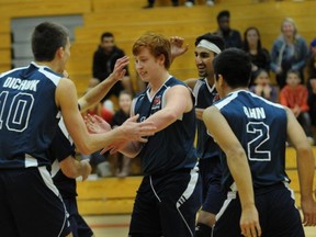 Surrey's Fraser Heights Firehawks are aiming for the school's first B.C. boys volleyball championship this weekend in Kelowna. (PNG photo)