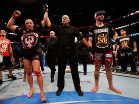 Georges St-Pierre defeated Carlos Condit by unanimous decision to unify the welterweight titles and prove to everyone that he is back and as good as ever. (photo courtesy of UFC)