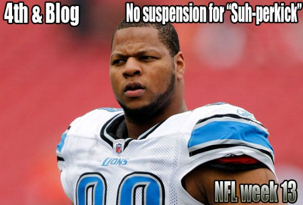 NFL to review Ndamukong Suh's kick on Monday