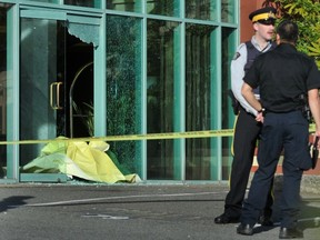 Gangsters Sukhveer Dhak and his bodyguard Thomas Mantel were gunned down in the lobby of a Burnaby hotel on Monday.  (Wayne Leidenfrost/PNG FILES)