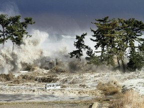 The killer tsunami that struck Japan March 11, 2011, after an earthquake and a recent large quake in B.C. has been a wake-up call for B.C. residents and officials. (AFP FILES)