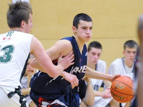 Yale Lions' senior sensation JJ Pankratz did it all on Saturday to lead his No. 2-ranked team past the Delta Pacers in the Mountain Madness final in Burnaby. (Nick Procaylo, PNG)