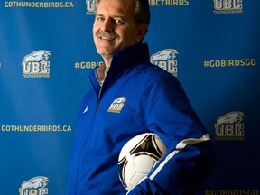 Marc Rizzardo was named new head coach of the UBC women's soccer team Thursday. (Richard Lam, UBC athletics)