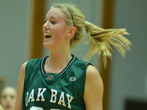 Oak Bay Breakers' forward Lauren Yearwood one of the top BC preps under watchful eye of Canadian national team coach Allison McNeill on Sunday at Tsumura Basketball Invitational. (File photo)