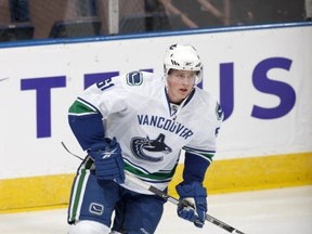 Canucks prospect Kevin Connauton is expected to be back on the blueline for Thursday's scrimmage.