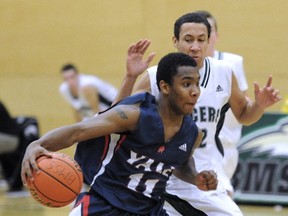 Yale's Jauquin Bennett-Boire was picked the MVP of the Burnaby Mountain Madness invite. (Nick Procaylo, PNG)