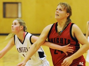 St. Thomas More's Kamila Wojciechowski (right) is UBC's first 2013-14 commit. (Gerry Kahrmann, PNG)