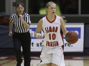 The Clan's Kristina Collins scored a game-high 15 points Saturday in No. 9 SFU's 75-51 win at reigning West Region champ Alaska Fairbanks. (Ron Hole, SFU athletics)