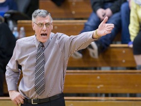 Pitt Meadows senior boys basketball coach Rich Goulet is one of a number of coaches who sets the daily bar high for the author. (Photo -- Saskatoon Star-Phoenix)