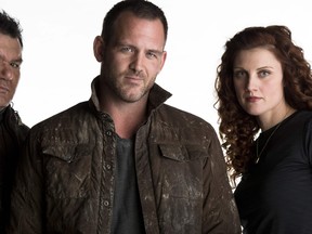 Patrick Gallagher, Ty Olsson and Michelle Harrison of Borealis