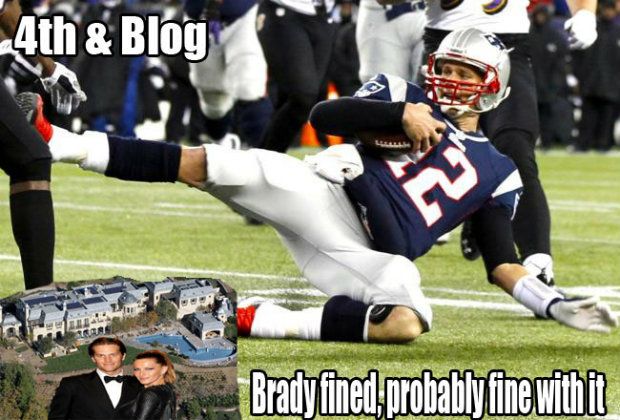 tom brady fine