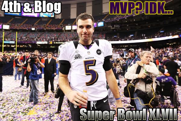 Joe Flacco wins Super Bowl MVP. Should he have?