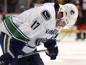Ryan Kesler has had two strong practices but the Vancouver Canucks centre said Wednesday that strength in his shoulder is still a major concern. (Getty Images via National Hockey League).