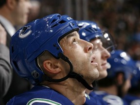 The Canucks' Manny Malhotra hasn't been the same since he suffered an eye injury in the spring of 2011.