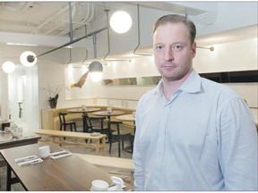 Brandon Grossutti, general manager of the newly opened Pidgin Restaurant at 350 Carrall St. (Ian Lindsay/PNG)
