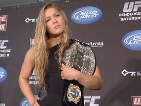 Ronda Rousey takes on Liz Carmouche in UFC this weekend.