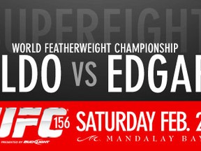 Frankie Edgar looks to become UFC featherweight champion when he faces Jose Aldo in the main event of UFC 156 later tonight in Las Vegas.