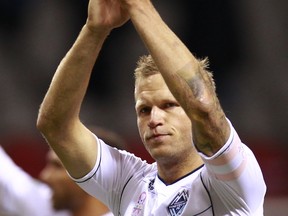 Whitecaps captain Jay DeMerit could miss the season after rupturing his Achilles tendon. (Getty Images)