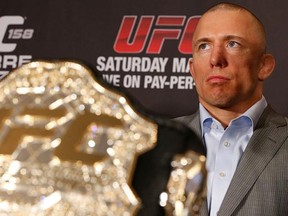 UFC 158 ended with Georges St-Pierre earning a unanimous decision win over Nick Diaz.