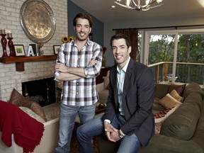 The Property Brothers Joantahn (l) and Drew Scott are looking for home buyers for their the new season of their show.