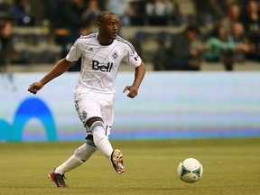 Nigel Reo-Coker is among the Whitecaps in Edmonton for the Amway Canadian Championship. Caps' coach Martin Rennie has brought a strong squad. (Getty Images)