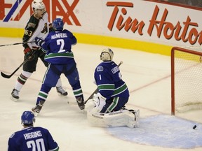 Many readers didn’t like our front-page headline, “Unwanted,” about Canucks goalie Roberto Luongo not being traded at the trade deadline. (Mark van Manen/PNG FILES)