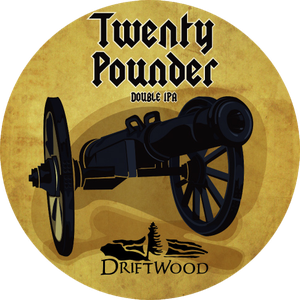Driftwood Twenty Pounder Double IPA label