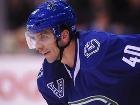 Canucks centre Max Lapierre is stoked to be starting the playoffs. (Photo: Derek Leung/Getty Images)