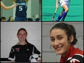 The Province's 2013 Head of the Class adversity finalists are (clockwise from top left) Gursimran Bir, Ellen Colbourne, Layla Balooch, Jordyn Lee.