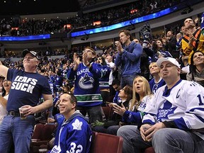 The huge number of Vancouver Canucks and Toronto Maple Leafs fans tells New York Times stats blogger Nate Silver that Canada could handle a few more NHL teams. (Jenelle Schneider/PNG)