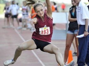Pictured here in 2009 as an eighth grader, Langley Secondary's Georgia Ellenwood distinguished herself Saturday as B.C.'s most dominant high school heptathlete ever. (PNG file photo)