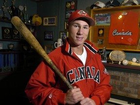 Back in high school, Head of the Class alum and Blue Jays' third baseman Brett Lawrie had the swing down pat. (PNG photo)