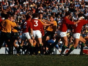 Australia and the Lions go at it in Brisbane in 1989 (lionsrugby.com photo)