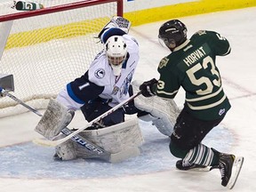 Bo Horvat in action for the London Knights. (Liam Richards/CP)