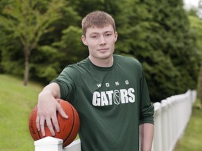 Langley-Walnut Grove's Paul Getz capped his senior season by winning the BC Triple A basketball title in his hometown. (Richard Lam, PNG photo)