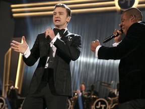 Justin Timberlake and Jay Z  — Getty Images